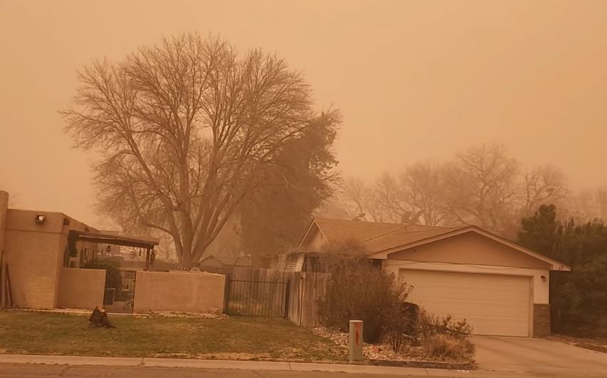 tempeste polvere usa texas new mexico