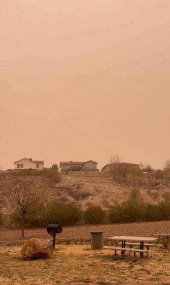 tempeste polvere usa texas new mexico