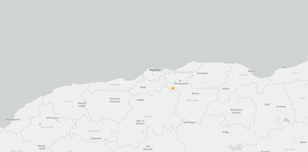 terremoto algeria