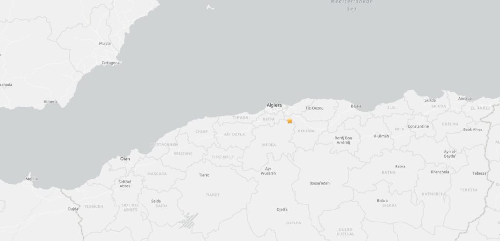 terremoto algeria