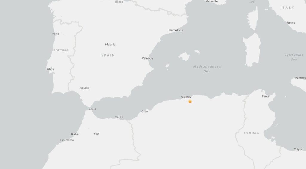 terremoto algeria