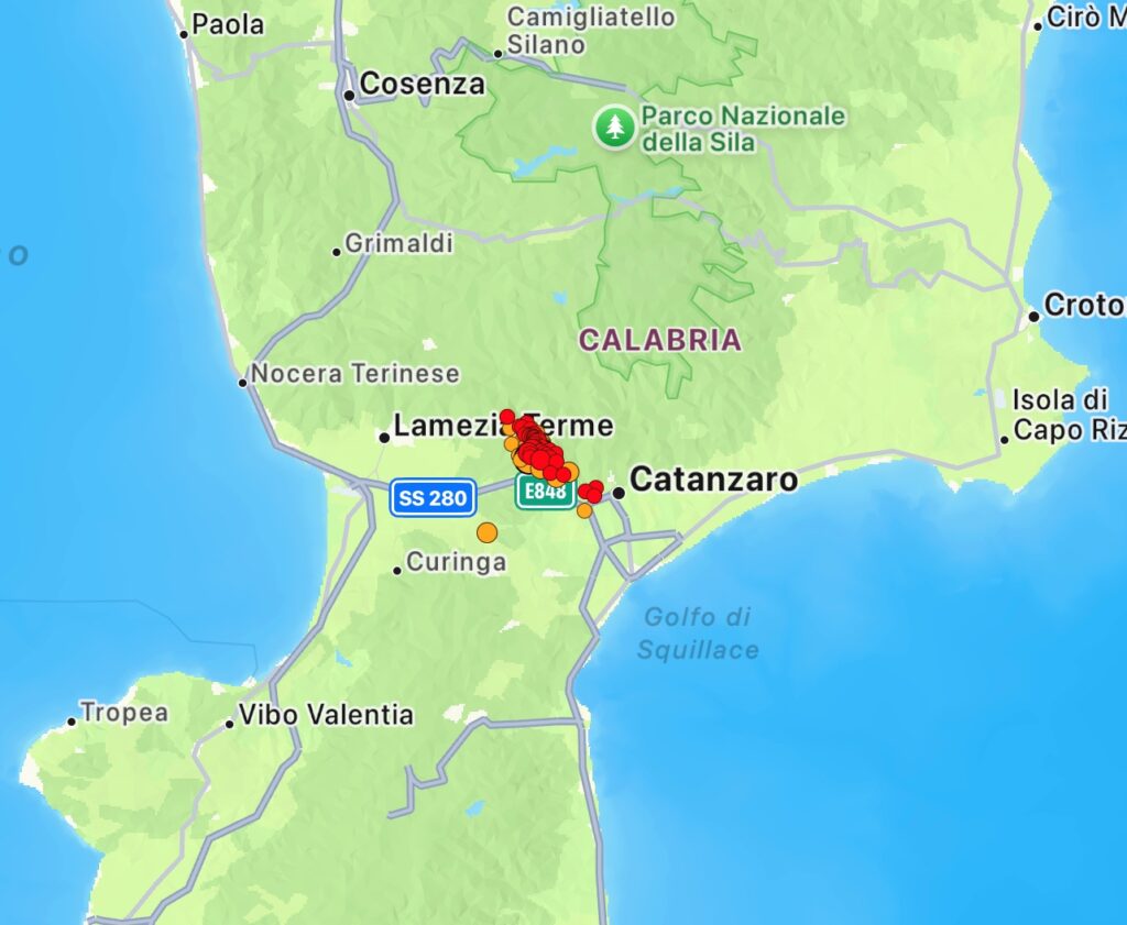 terremoto catanzaro marzo 2025