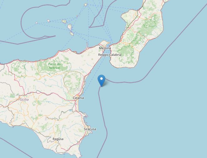terremoto costa catanese