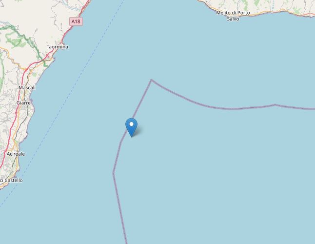 terremoto costa catanese
