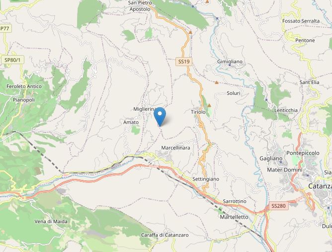 terremoto oggi catanzaro calabria