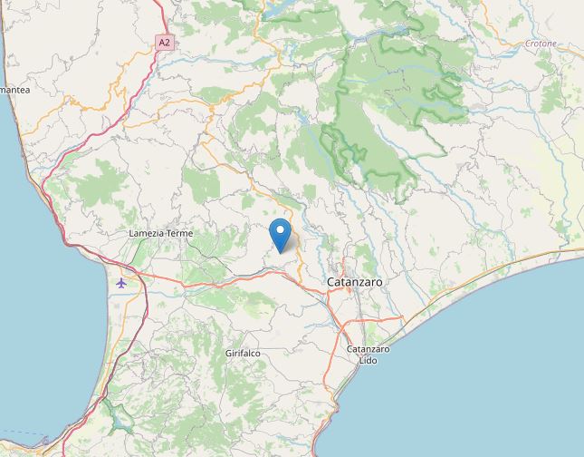 terremoto oggi catanzaro calabria