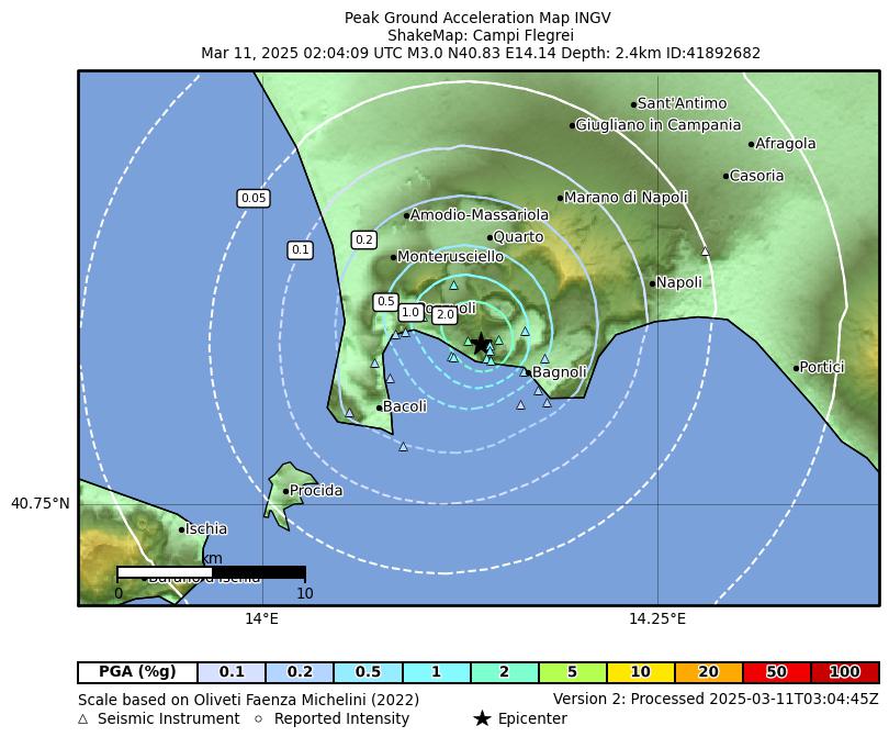 terremoto pozzuoli campi flegrei