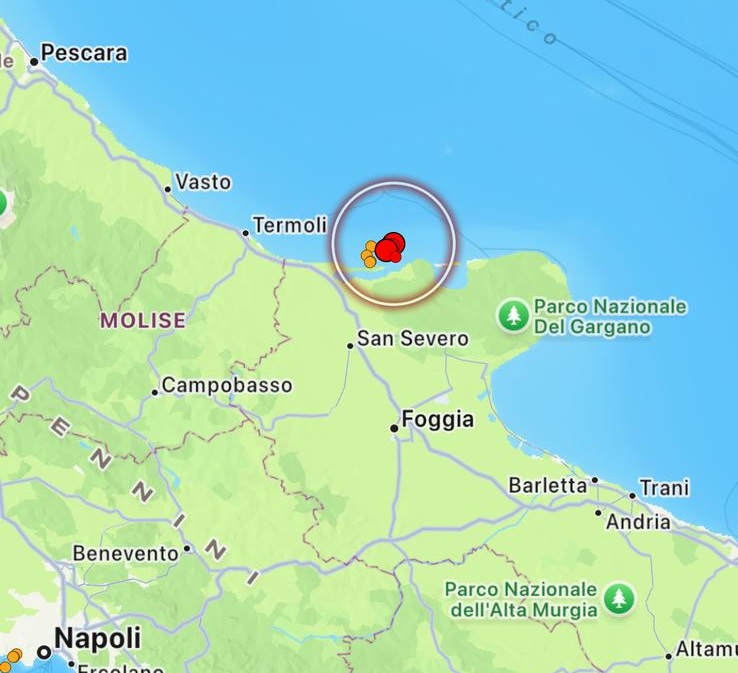 terremoto puglia