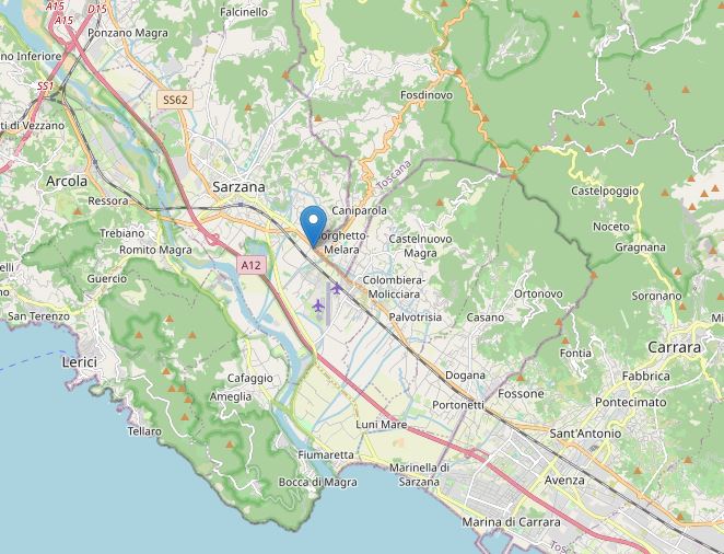 terremoto sarzana la spezia liguria