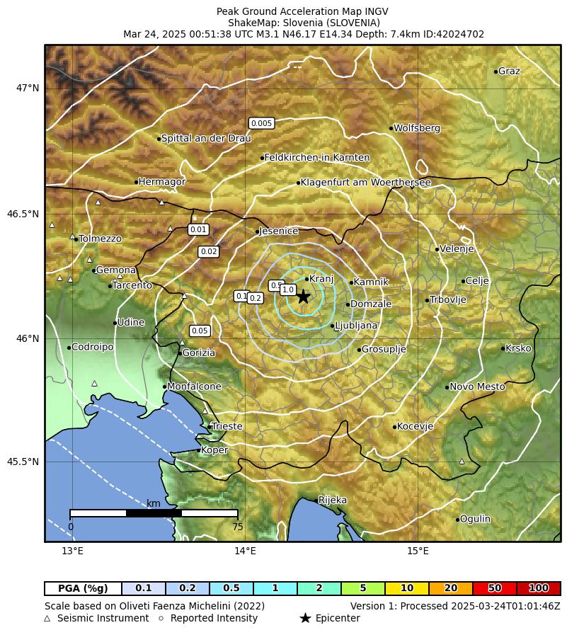 terremoto slovenia