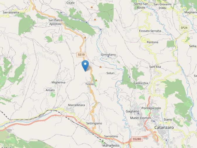 terremoto tiriolo catanzaro