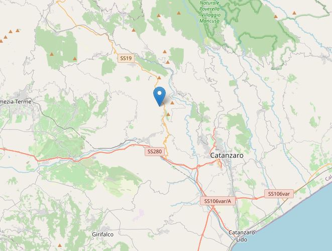 terremoto tiriolo catanzaro