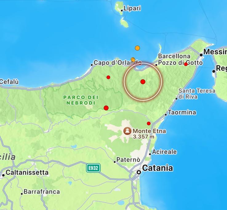 terremoto tripi sicilia