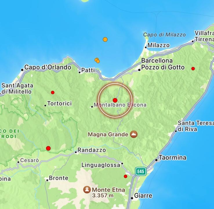 terremoto tripi sicilia