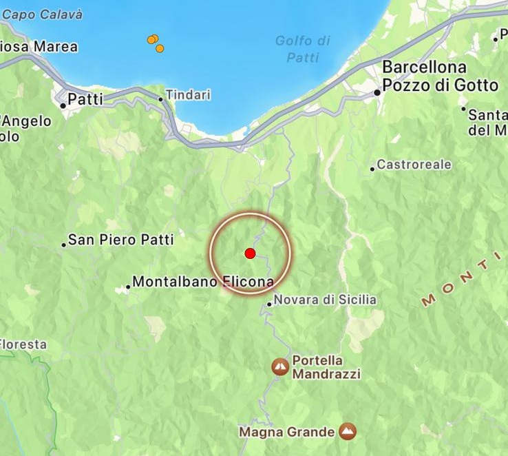 terremoto tripi sicilia