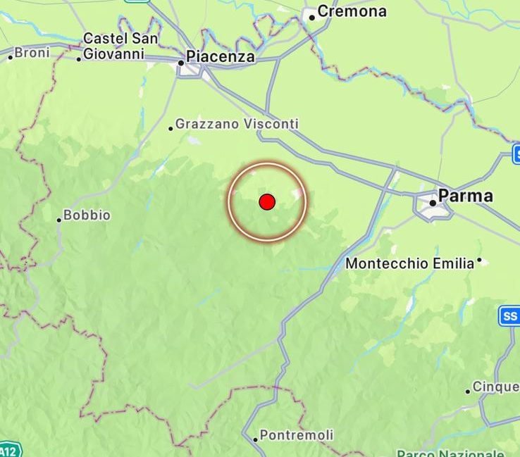 terremoto vernasca emilia romagna