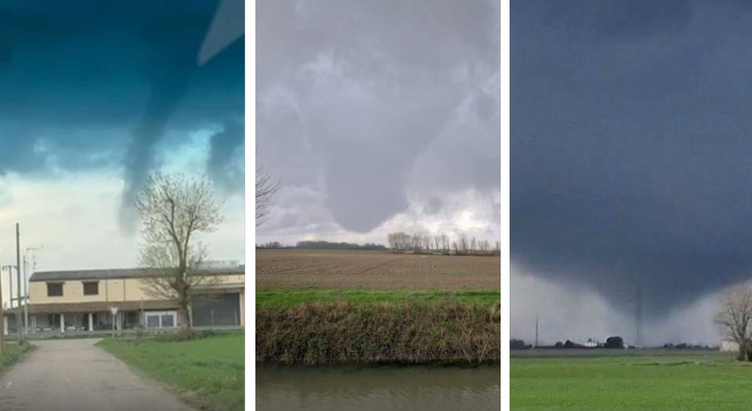 Maltempo Emilia Romagna, tre tornado e grandine grossa tra Bolognese e Ferrarese | FOTO e VIDEO