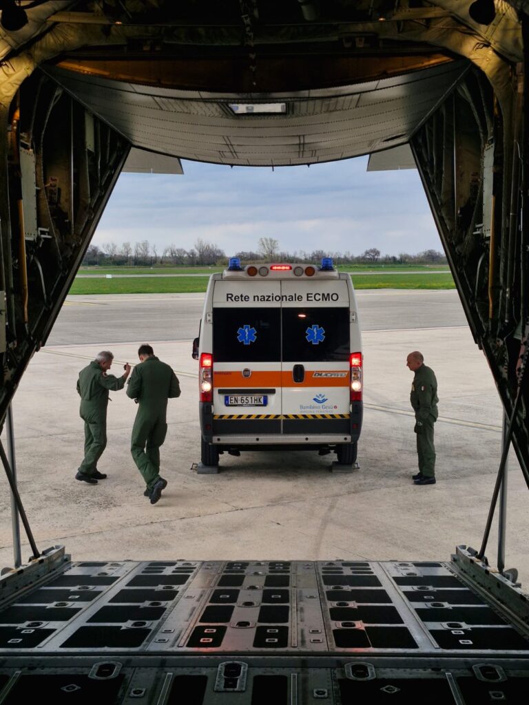 trasporto sanitario aeronautica militare
