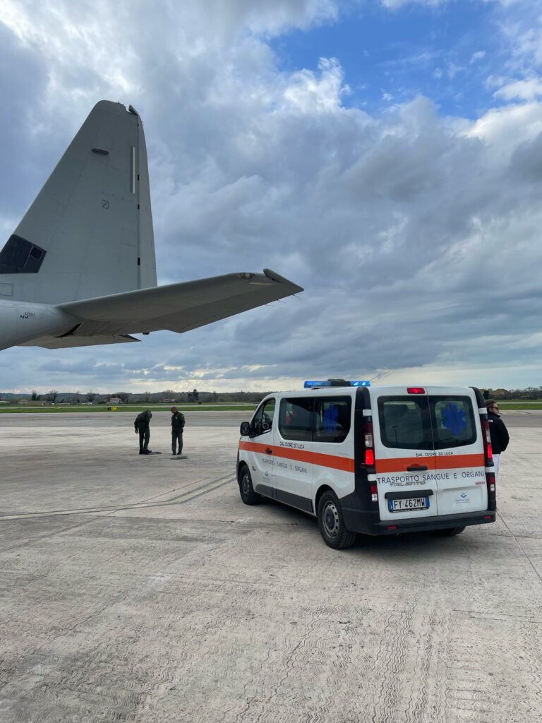 trasporto sanitario aeronautica militare