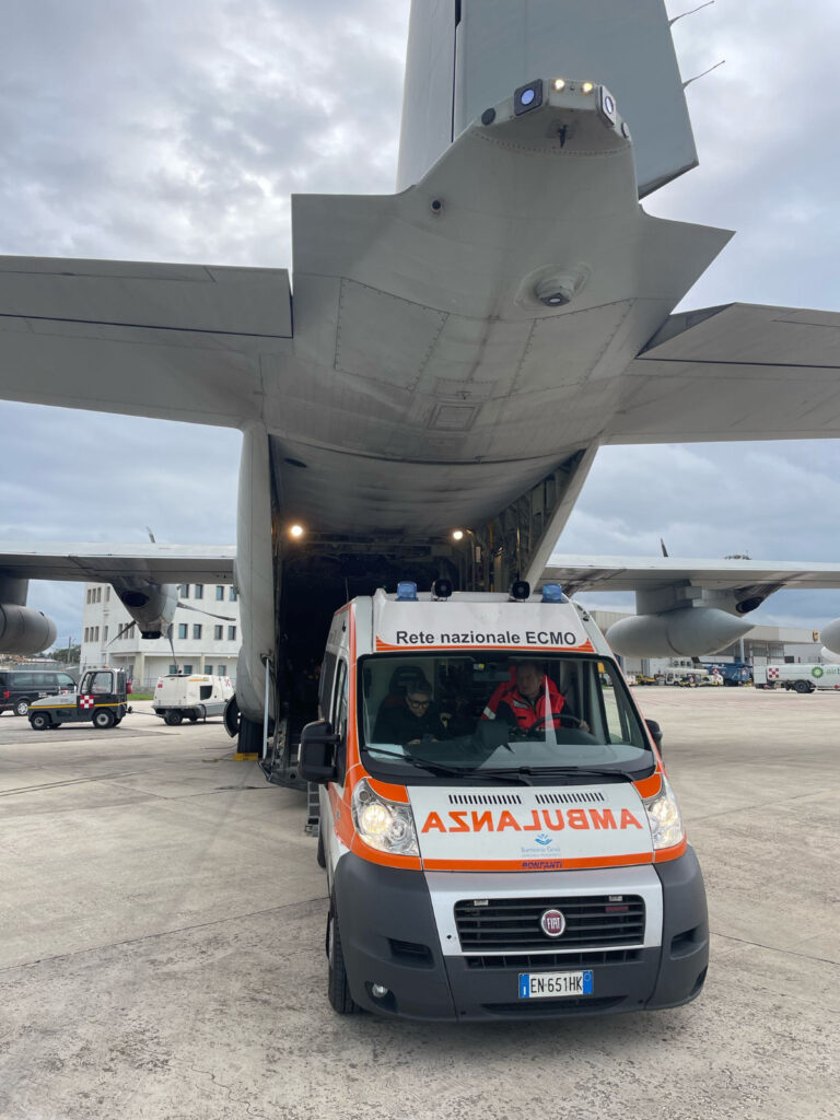 trasporto sanitario aeronautica militare
