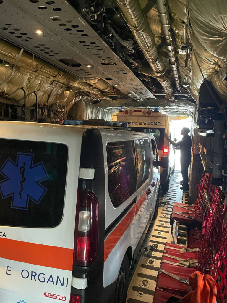 trasporto sanitario aeronautica militare
