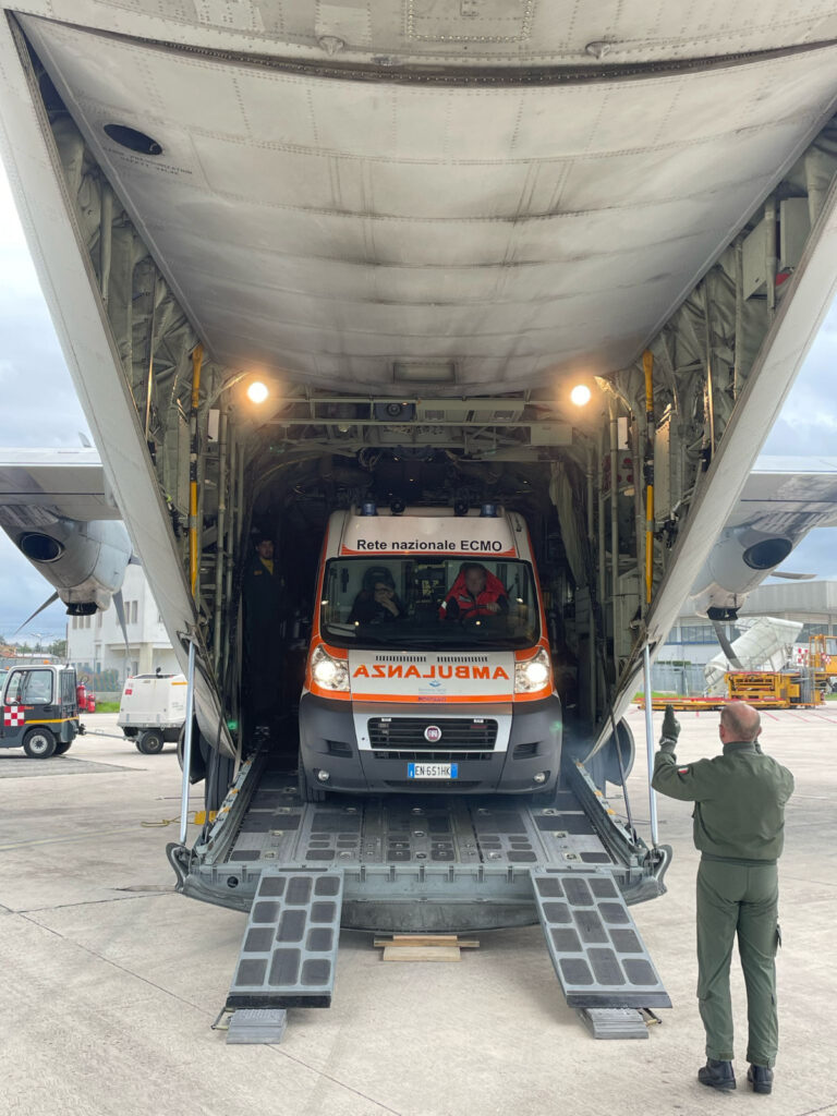 trasporto sanitario aeronautica militare
