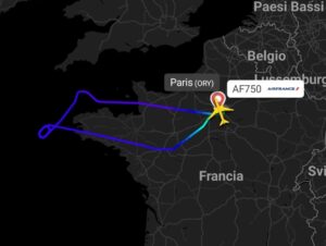 volo air france telefono cellulare