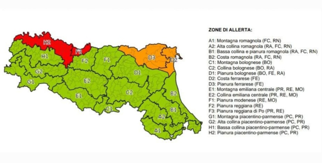 Allerta meteo Emilia-Romagna Pasqua