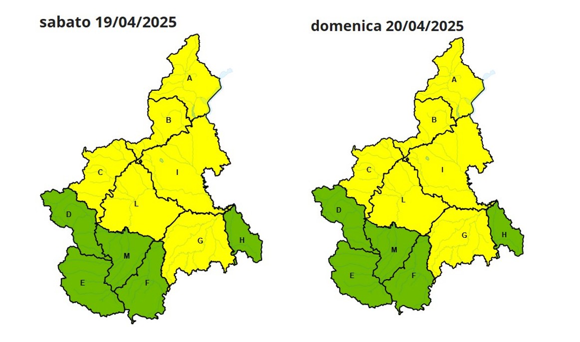 Allerta meteo Piemonte