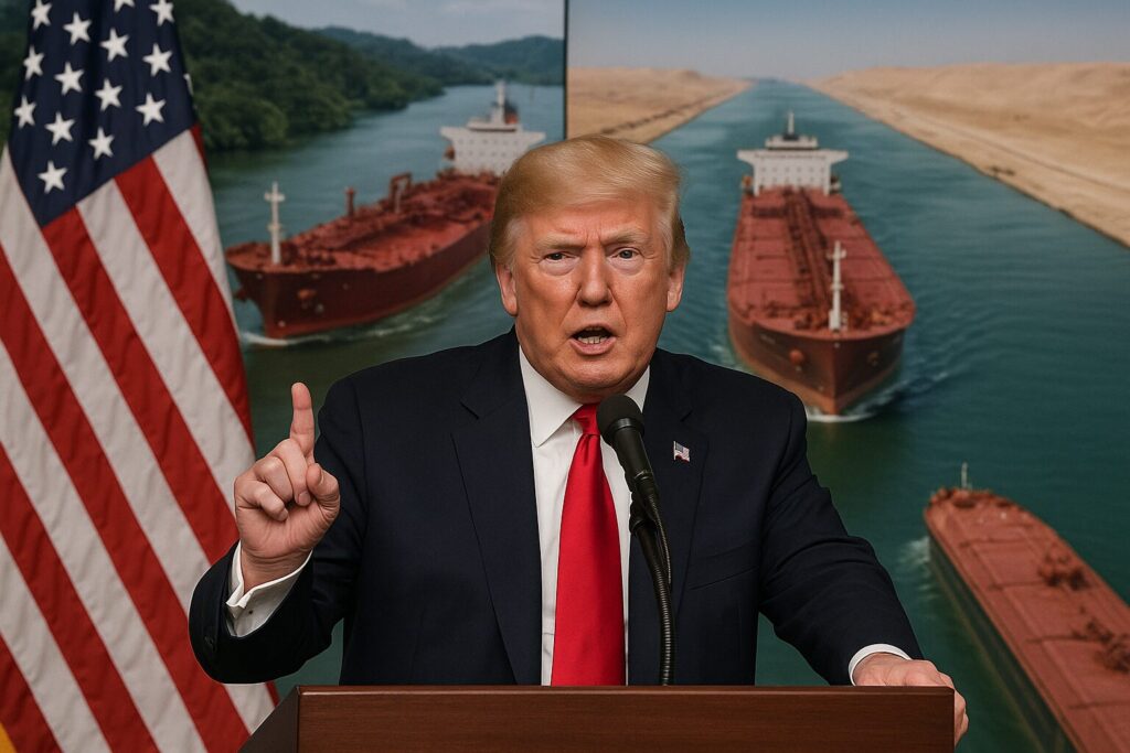 Canale Panama Suez Trump