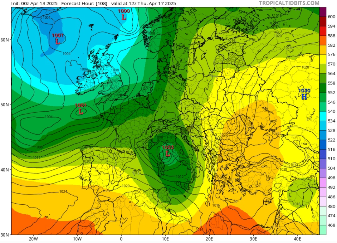 Ciclone Mediterraneo