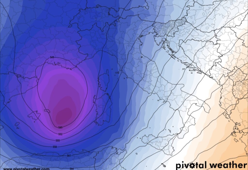 Ciclone mediterraneo maggio