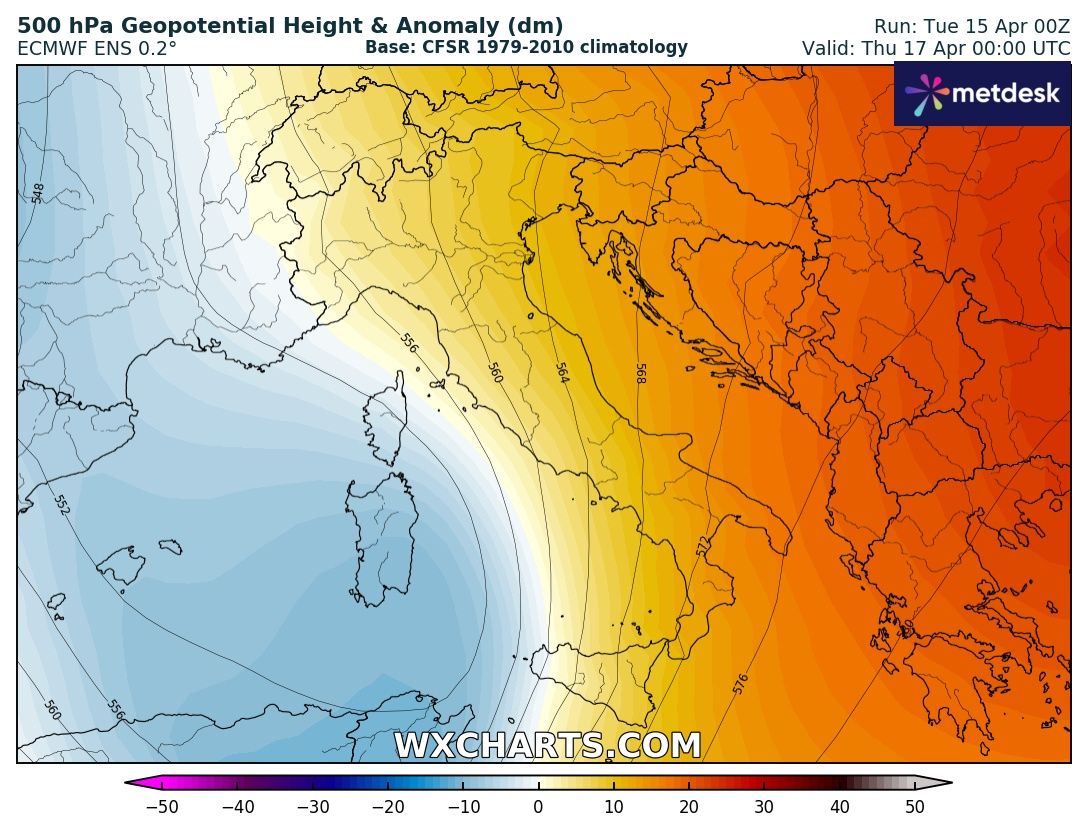 Ciclone Nord-Ovest 16-17 aprile
