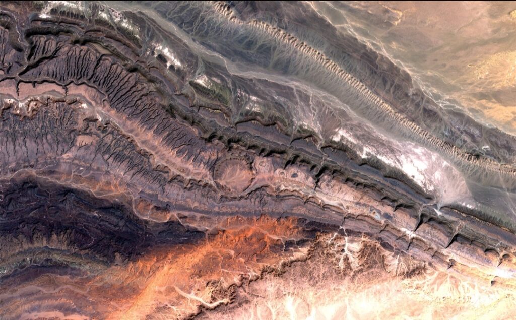 Cratere di Ouarkziz in Algeria