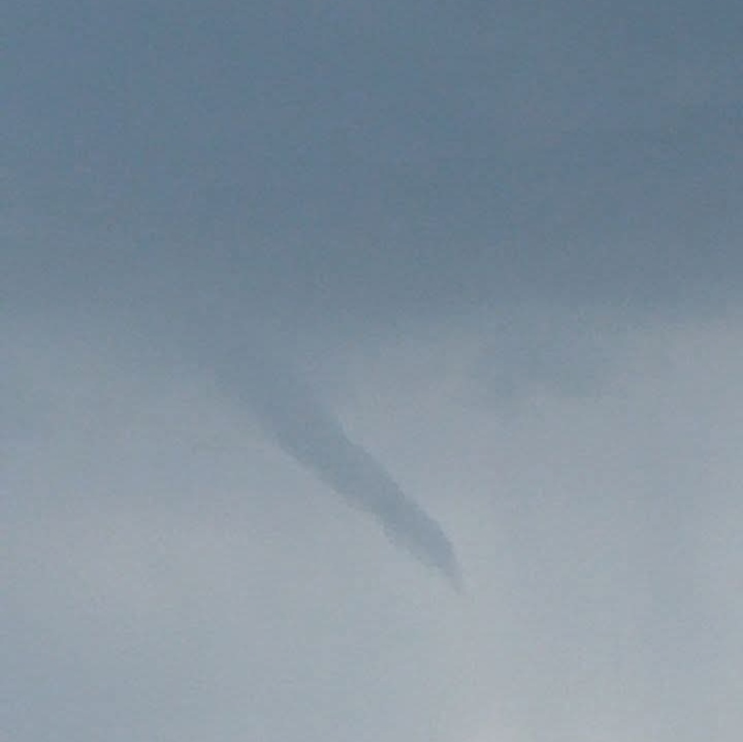 Funnel cloud nei pressi di Ponte di Nona