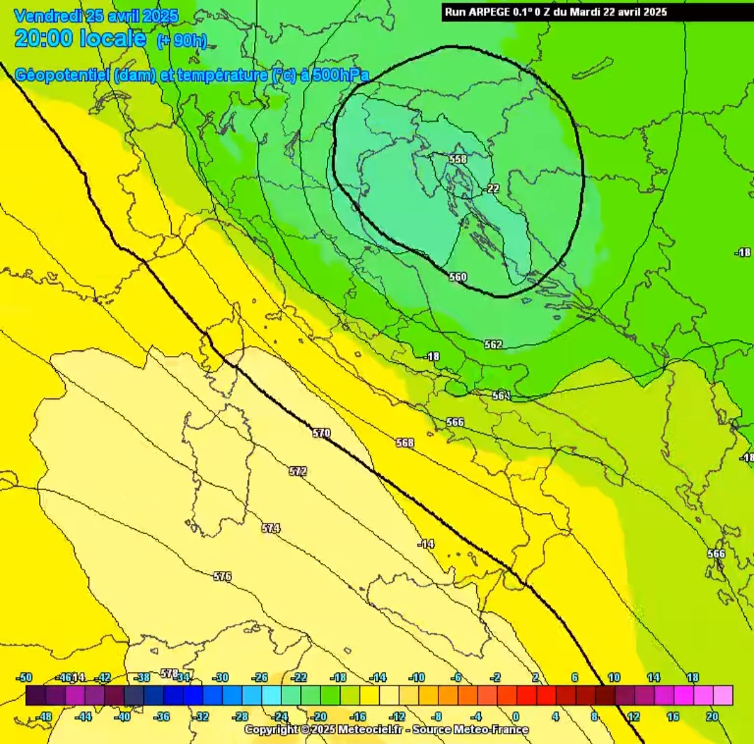 Goccia fredda 25 aprile