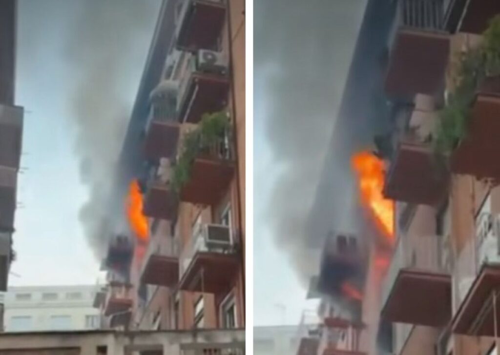 Incendio Testaccio