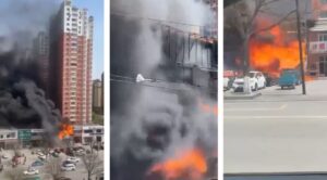 Incendio ristorante Cina