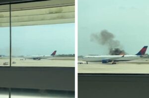 Incendio volo Delta