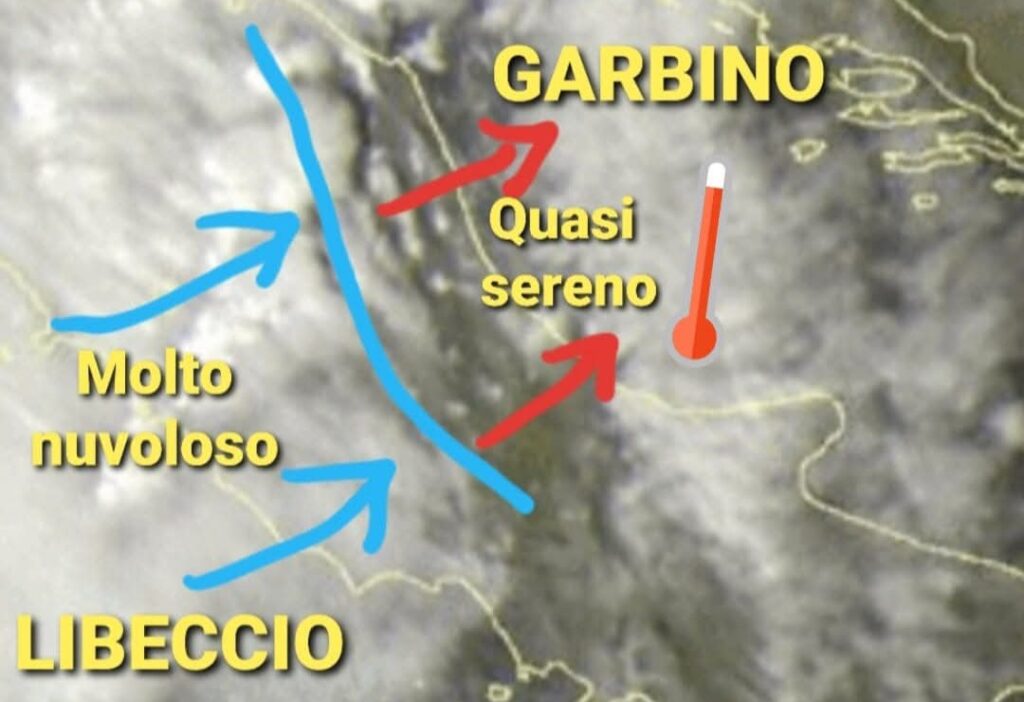 Libeccio e Garbino Abruzzo 17 aprile