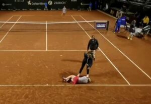 Malore tennista