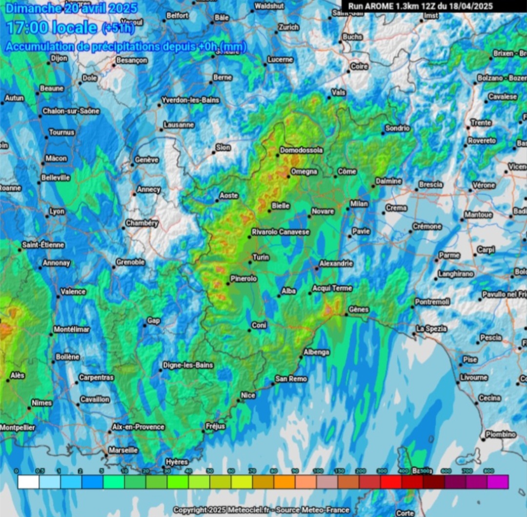 Meteo Piemonte Pasqua 