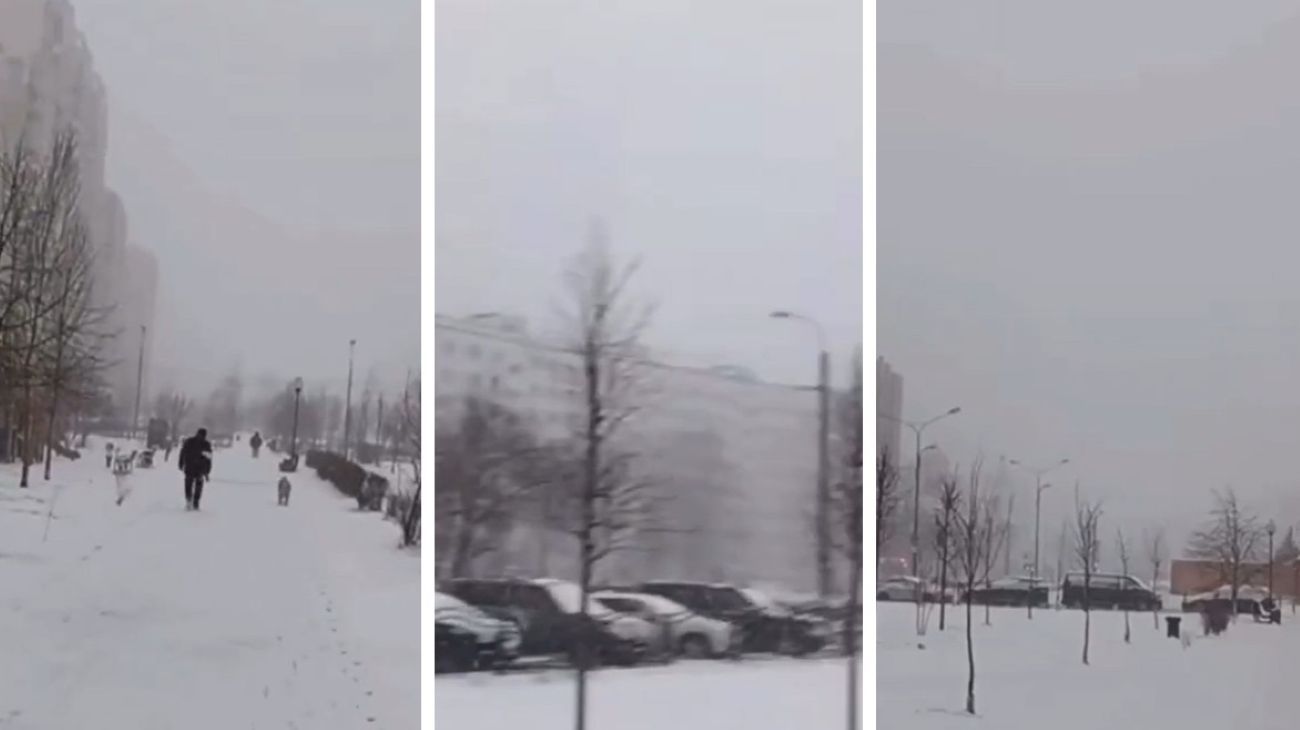 Mosca sotto la neve, bufera improvvisa imbianca la Piazza Rossa: caos nei trasporti | FOTO e VIDEO