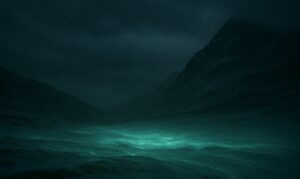 Neve fluorescente sull'Appennino