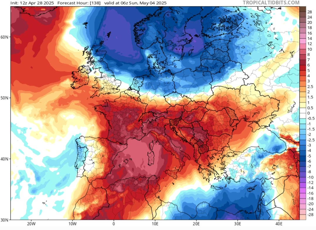 Ondata di caldo 1° maggio 