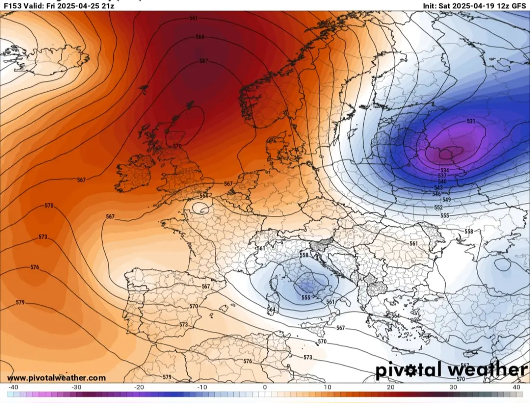 Ondata di freddo 25 aprile