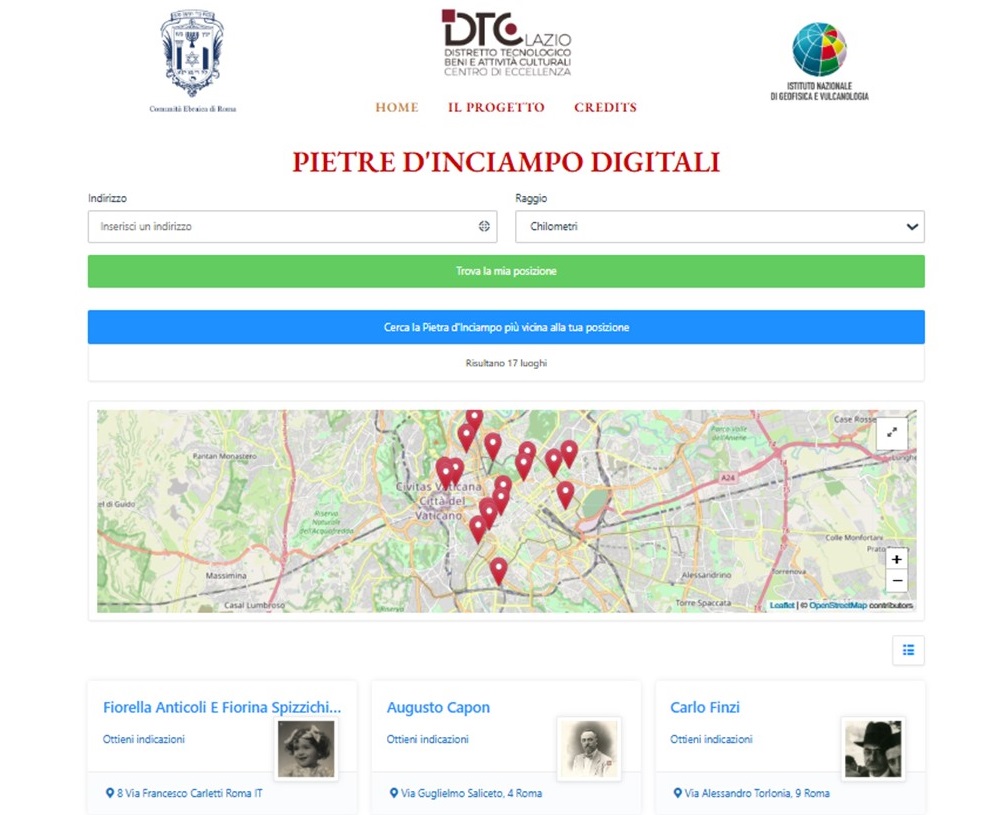 Pietre d’Inciampo Digitali