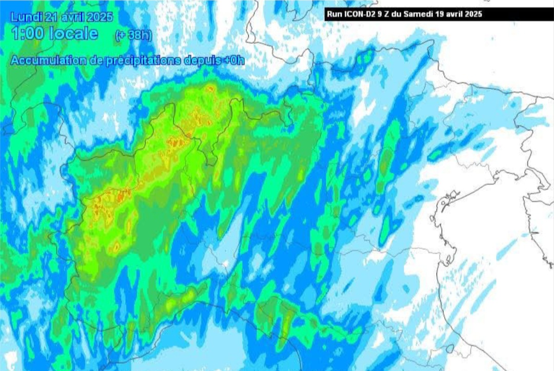 Piogge Piemonte a Pasqua