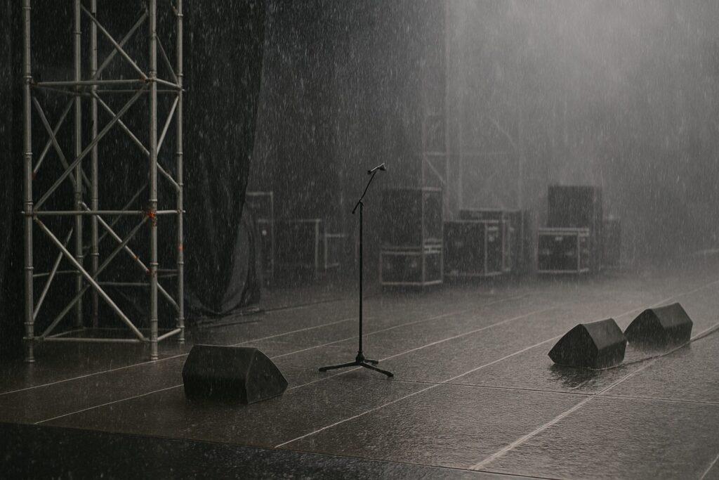 Pioggia Concertone Roma