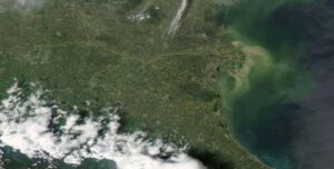 Po immagine satellitare